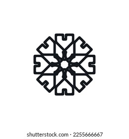 Settings icon. Simple style technology repair company big sale poster background symbol. Settings button. Repair brand logo design element. Settings t-shirt printing. Vector for sticker.