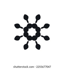 Settings icon. Simple style technology repair company big sale poster background symbol. Settings button. Repair brand logo design element. Settings t-shirt printing. Vector for sticker.