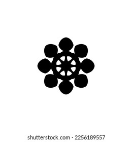 Settings icon. Simple style technology repair company big sale poster background symbol. Settings button. Repair brand logo design element. Settings t-shirt printing. Vector for sticker.