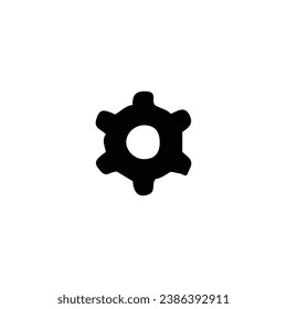 Settings icon. Simple style technology repair company big sale poster background symbol. Settings button. Repair brand logo design element. Settings t-shirt printing. Vector for sticker.