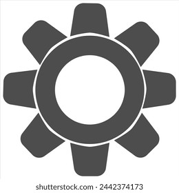Settings icon, simple icon, vector illustration. 