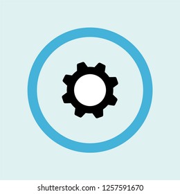 settings icon symbol. Premium quality isolated settings vector icon in trendy style. settings element.