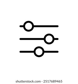 settings icon symbol vector template