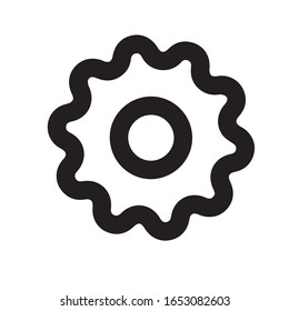 Settings icon in trendy design style for web site and mobile app. Settings vector