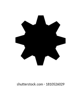 Settings Icon in trendy flat style vector illustration, settings gear icon. Settings symbol for your web site design, logo, app, UI.