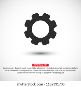 SETTINGS icon  vector 10 eps design