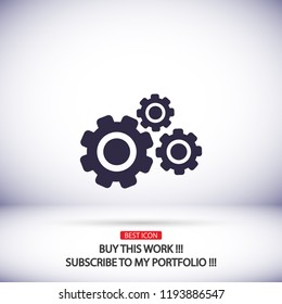 SETTINGS icon  vector 10 eps design