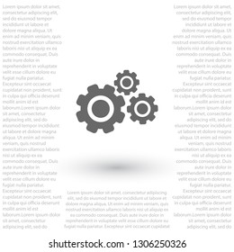 SETTINGS icon  vector 10 eps design