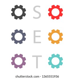 SETTINGS icon  vector 10 eps design