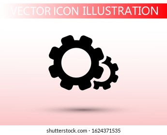 SETTINGS icon vector 10 eps design. lorem ipsum Flat Design JPG