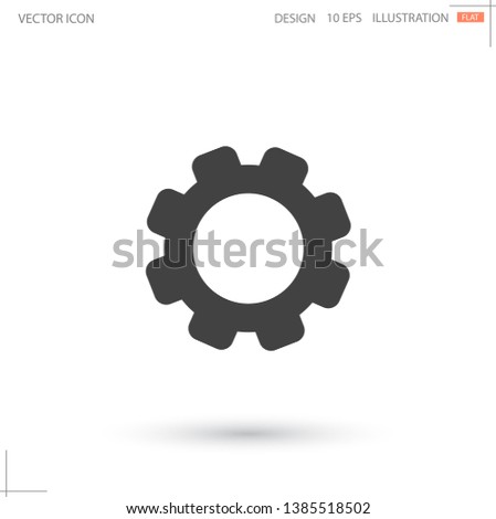 SETTINGS icon  vector 10 eps design. lorem ipsum Flat Design JPG