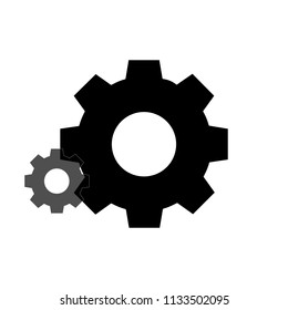 Settings icon vector