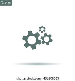 Settings icon vector