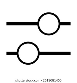 settings icon vector for any purposes, Simple Gear Icon Mechanical Cogwheel Symbol in Minimal Line Style