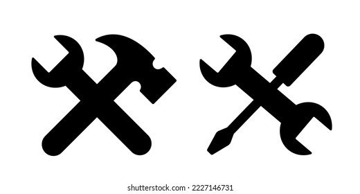 Settings icon. Vector clipart isolated on white background.