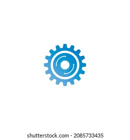 settings icon vector design template.