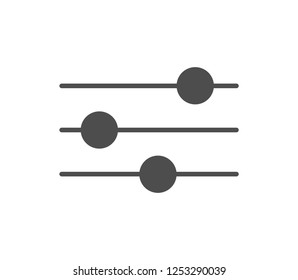Settings icon . Vector . EPS 10