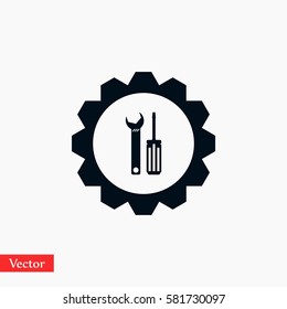 Settings icon, Vector EPS 10 illustration style