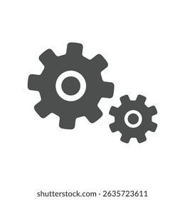  Settings icon vector IllustrationContaining configuration, maintenance, service, tools, wrench, gear. For website marketing design, logo, app, template, ui, operation, gear, control panel, equalizer,
