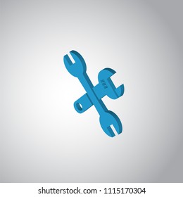 settings icon vector isolated on white background for your web and mobile app design, settings logo concept