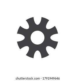 Settings icon vector. Need UI design, Web design, App design. Fill color