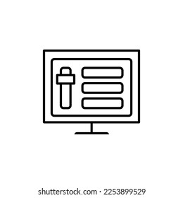 Settings icon vector. Options illustration sign. adjustment symbol. control logo.