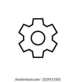 Settings icon Vector set outline
