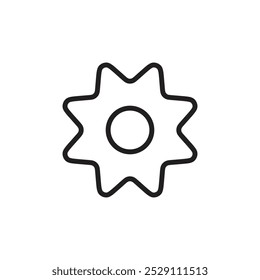 Settings icon Vector set outline