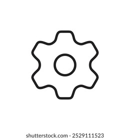 Settings icon Vector set outline