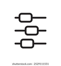 Conjunto de Vectores de iconos de Configuraciones