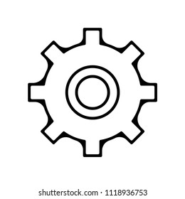 Settings icon vector icon. Simple element illustration. Settings symbol design. Can be used for web and mobile.