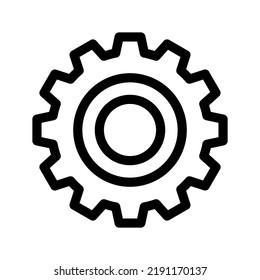 Settings Icon Vector Symbol Design Illustration