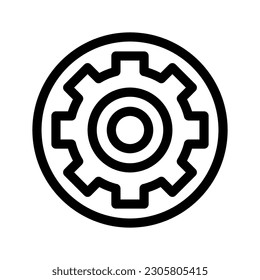Settings Icon Vector Symbol Design Illustration