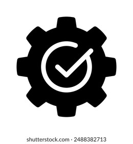 Einstellungen Symbol Vektorgrafik Symbol Design Illustration