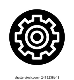 Settings Icon Vector Symbol Design Illustration