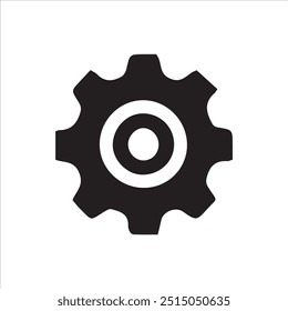 Settings Icon Vector Symbol Design Illustration, Gear Icon Vector Design