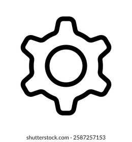 Settings Icon Vector Symbol Design Illustration