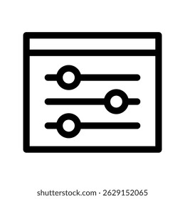 Settings Icon Vector Symbol Design Illustration