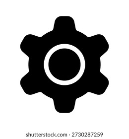 Configurações Ícone Vetor Símbolo Design Ilustração