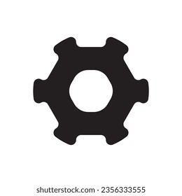 settings icon vector template illustration logo design