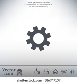 Settings icon vetor