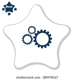 Settings icon vetor.