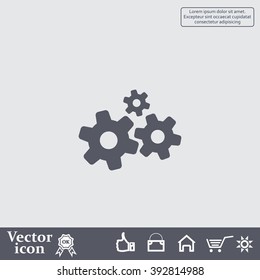 Settings icon vetor