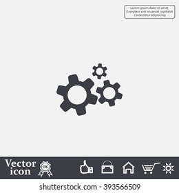 Settings icon vetor