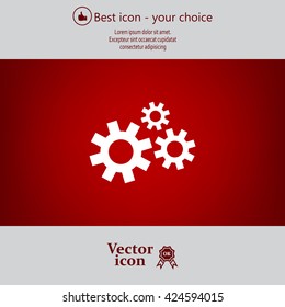 Settings icon vetor