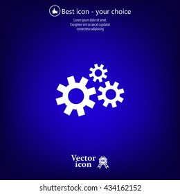 Settings icon vetor