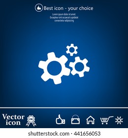 Settings icon vetor