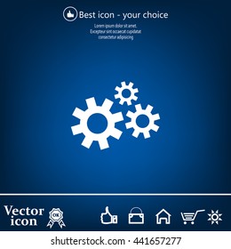 Settings icon vetor