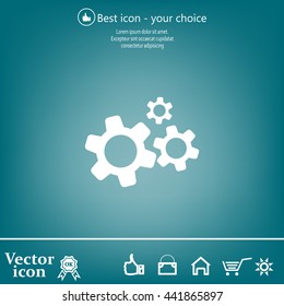 Settings icon vetor