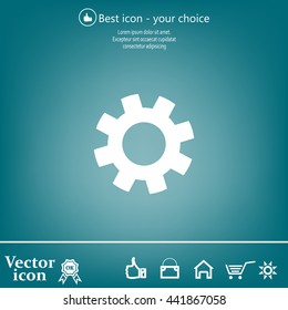 Settings icon vetor